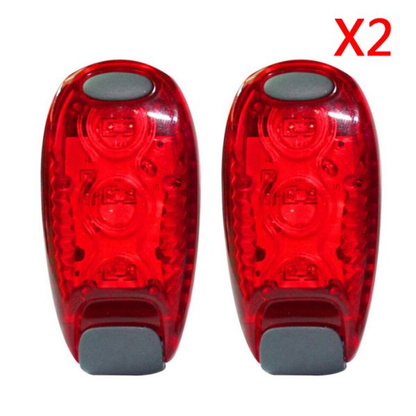 

rear safety light lamp cycling clip on flashing portable signal bicycle