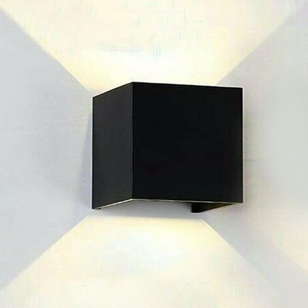 

led wall lamp outdoor waterproof outdoor wall lamp square garden aisle balcony bedside bedroom