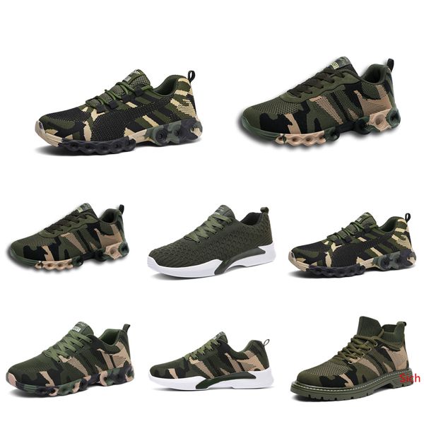 

высокое качество no-brand дизайнерская обувь мужчины женщины casul обувь камуфляж army green открытый тренер сиэз 35-44 стиль 17