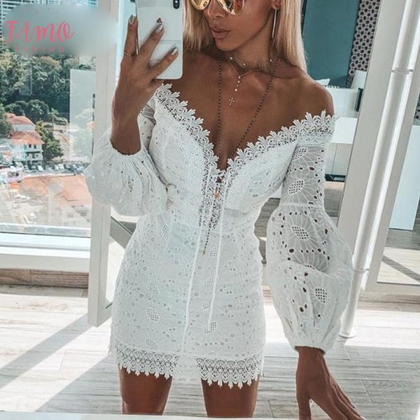 

white embroidery elegant spring summer bandage dresses women beach sundress off shoulder short party wrap bodycon, Black;gray
