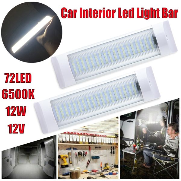 

2pcs 12v led interior light dome roof ceiling reading for rv camper trailer trunk