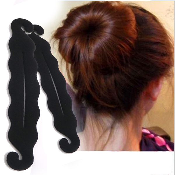 2019 High Quality Women Magic Foam Sponge Hair Styling Hairdisk