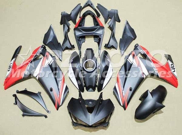 

4gifts new injection mold abs motorcycle fairing kit for yamaha r3 r25 2014 2015 2016 14 15 16 cowlings bodywork set custom matte red black