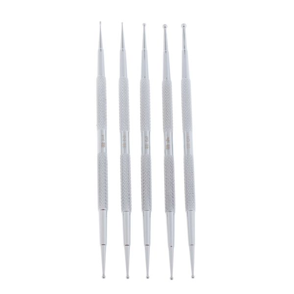 

5 pieces nail dotting pen design uv polish painting sticks drawing diy tools