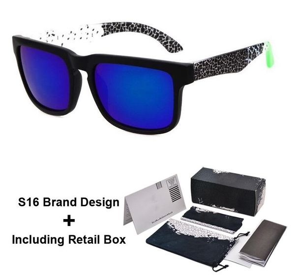 

sunglasses for men sport cycling desinger sun glasses dazzle colour mirrors glasses 18 colors with retail box, White;black