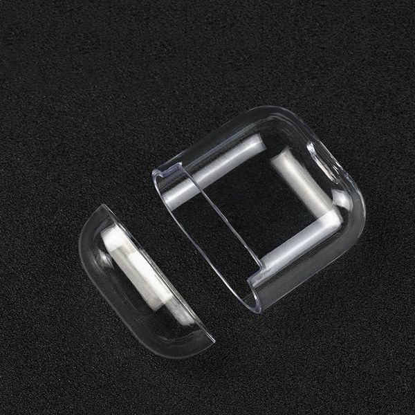 

ultra clear кристалл прозрачный pc жесткий задний корпус для airpods 2 и 1