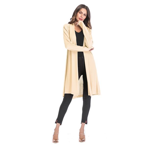 

spring 2019 thin cut-out knit coat women long sleeve vest long vest casual hollow out open stitch, Black;white