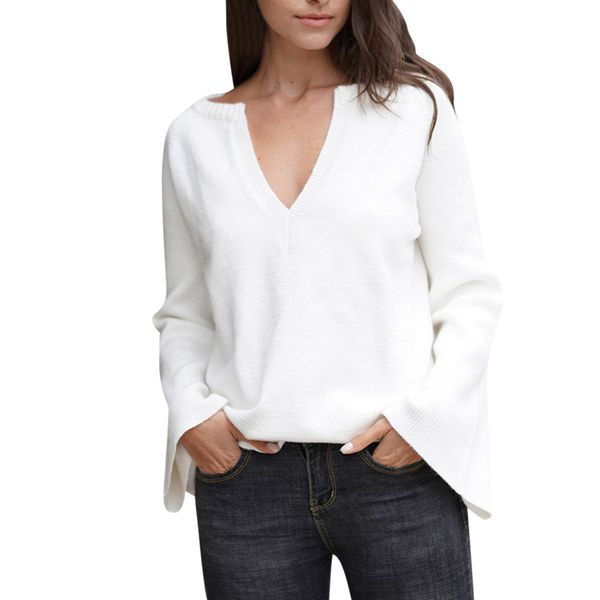 

women's sweater womens off the shoulder sweater casual knitted loose long sleeve pullover women sweaters korean style slim z0722, White;black
