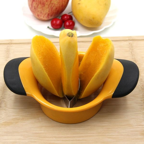 

new upgrade stainless steel mango cutter knife mango splitters slicer fruit divider corer cutters kitchen accessaries