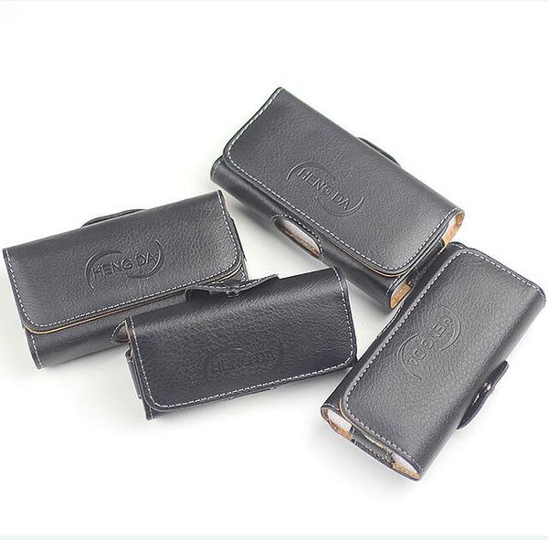 

universal wallet pu leather horizontal holster phone case cover pouch waist bag with belt clip for iphone 11 pro x xs max xr 8 6 7 plus
