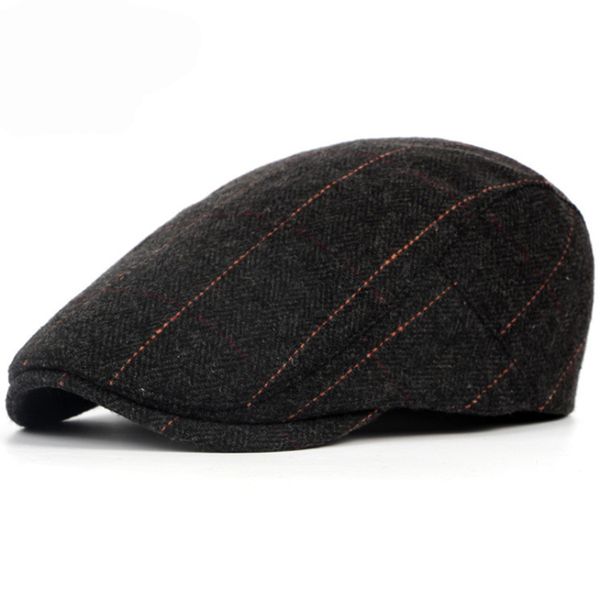 

2018 uniex women men beret with tree color wool blend polyester hats, Blue;gray