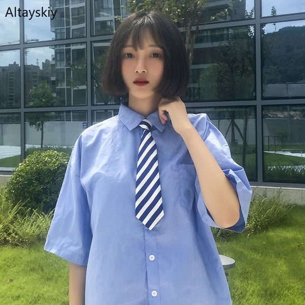 

ties women narrow striped elegant retro skinny smooth womens neck tie korean style harajuku simple leisure all-match chic, Black;blue