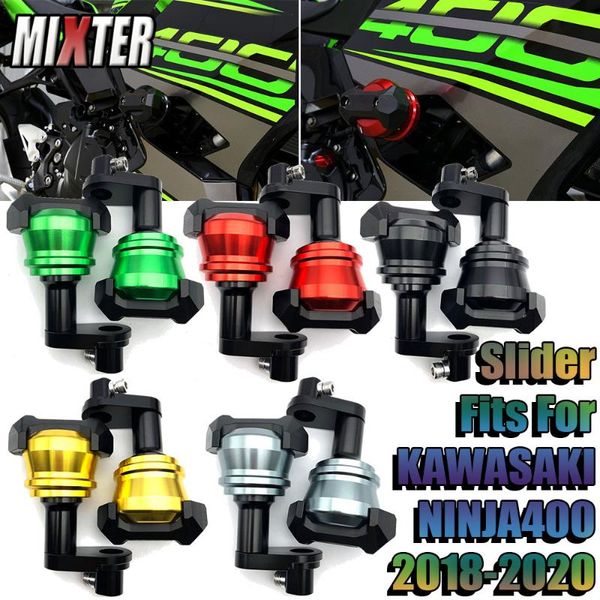 

motorcycle accessories frame fairing gurad crash slider falling protection for ninja 400 2017-2020 ninja400 z400 z-400