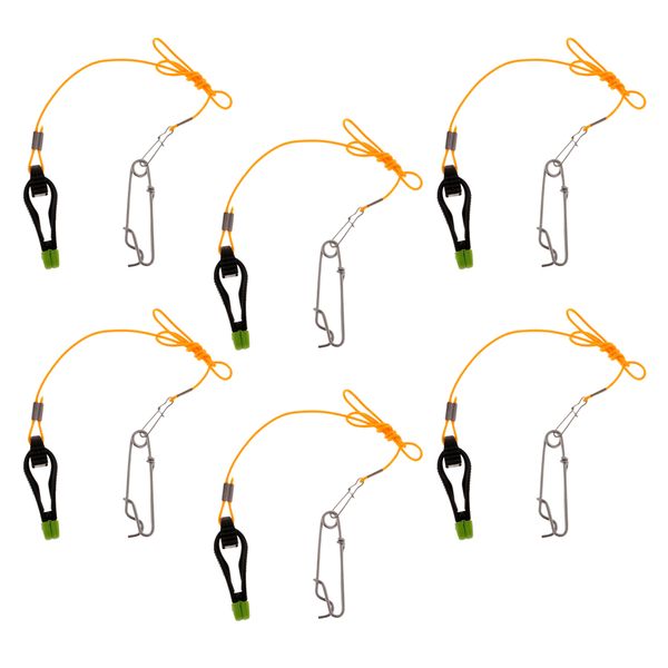 

6pcs power grip release clip planer board boat outfitting with longline snap