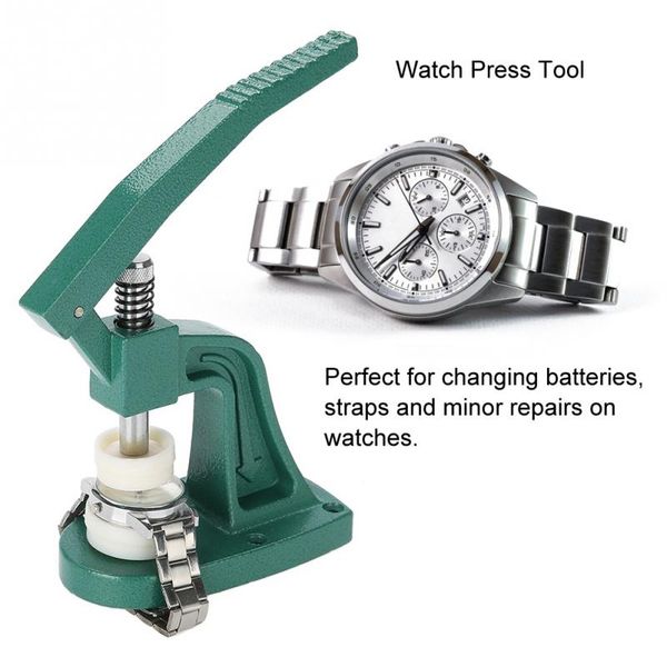 

crystal watch press tool wristwatch back case cover pressing with dies professional repair tool parts tools for watchmakers a