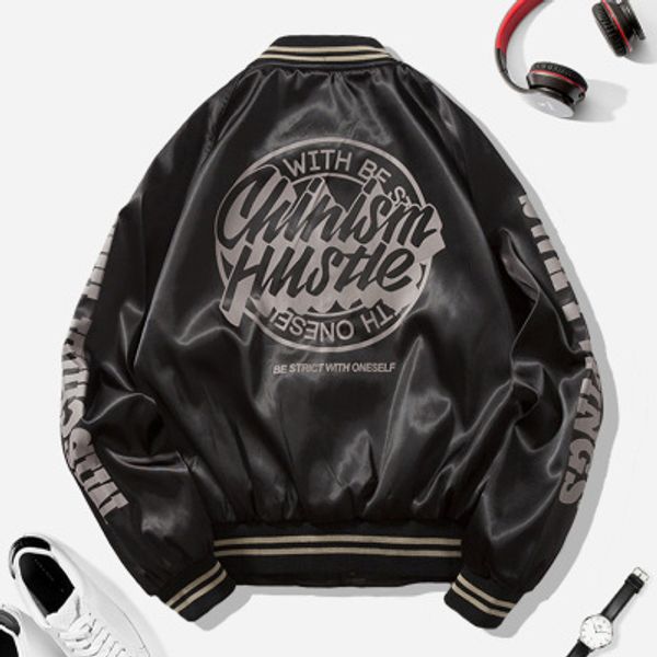 

mens designer jackets mens oversized casual jacket youth loose hip hop baseball uniform boys coat 2020 sale, Black;brown