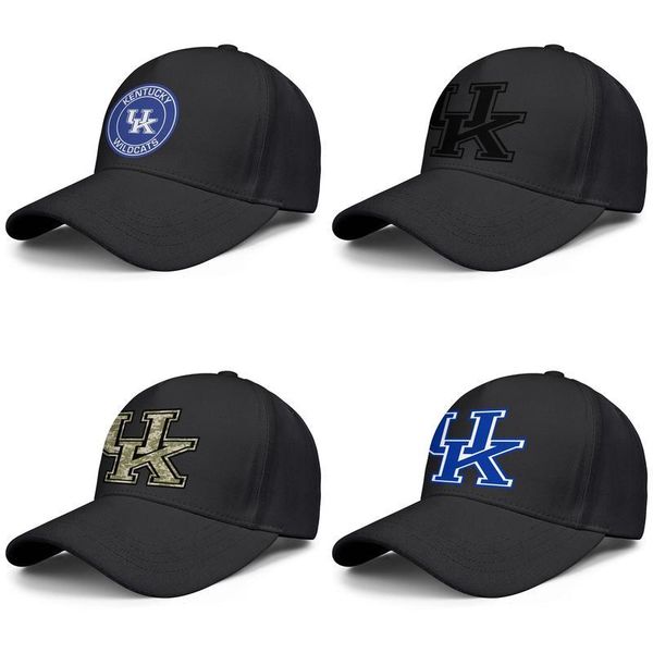 

kentucky wildcats basketball logo for men and women adjustable trucker cap fitted vintage custom classic baseballhats camouflage black, Blue;gray