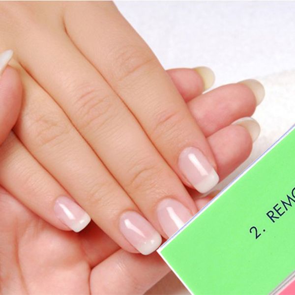 

5pcs candy color professional nail buffers 4 sides colorful nail file sponge block shaping smooth polishing tools
