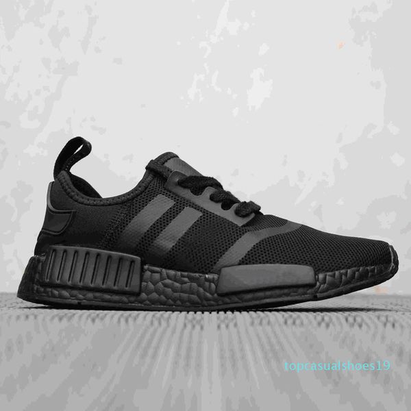 

2019 оптовая скидка дешевые розовый красный серый nmd r1 primeknit pk низкая мужская обувь и женская повседневная обувь классические модные, Black