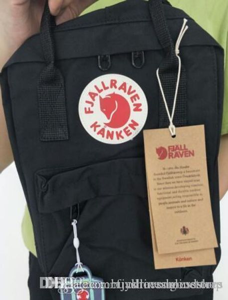 

fjallraven original fjallraven fashion brand classic black waterproof canvas classic style backpacks double zipper fashion computer