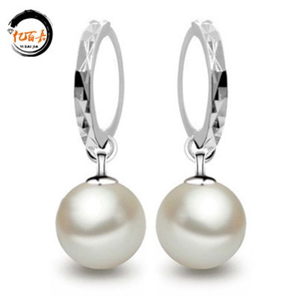 

elegant women's silver-plated ear clip earrings women's glass lifespans car flower earrings ear ring