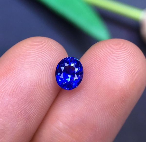 

natural sapphire 1.17ct gil certificated natural unheated cornflower blue sapphire loose stone loose gemstones, Black