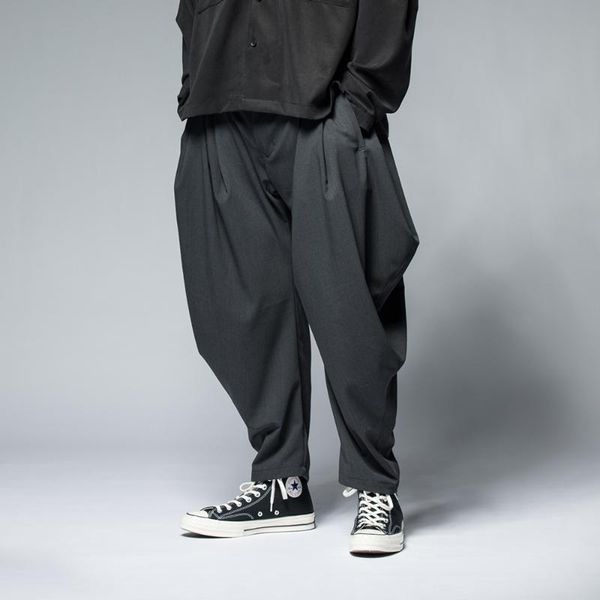 

2019 new men's clothing bigbang hair stylist fashion stereo cutting original design harem pants singer costumes 27-46, Black