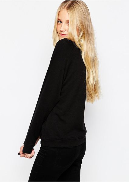 

2017 selling unicorn pattern printed long-sleeve plus velvet o neck crew neck women's hoodie, Black