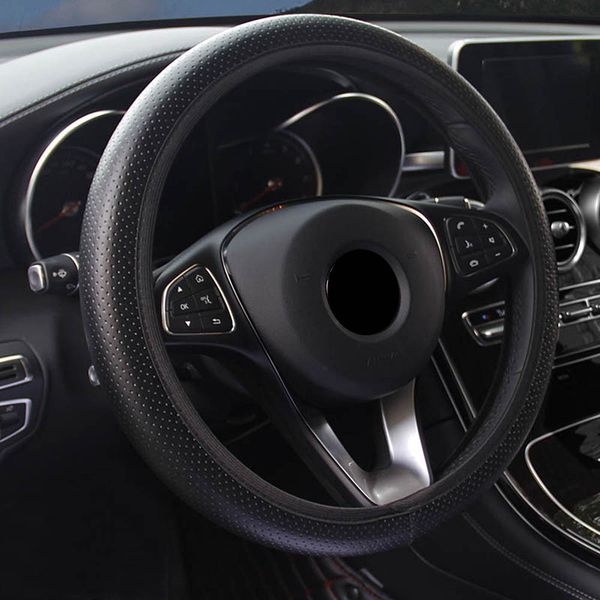 

крышка рулевого колеса автомобиля diy крышка рулевого колеса автомобиля для focus 2 универсальные мягкие аксессуары из искусственной кожи ав