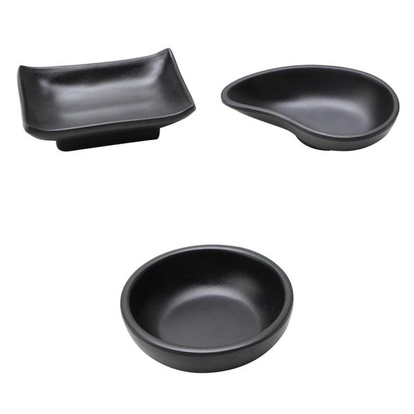 

3pcs japanese restaurant sushi wasabi dipping doufu