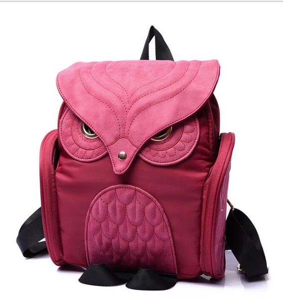 

fashion women backpack stylish cool blackowl backpack female women shoulder bag school bags