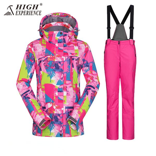 

winter suit ski jacket ski suit women winter jacket female snowboard snow skiing sport waterproof snowboarding