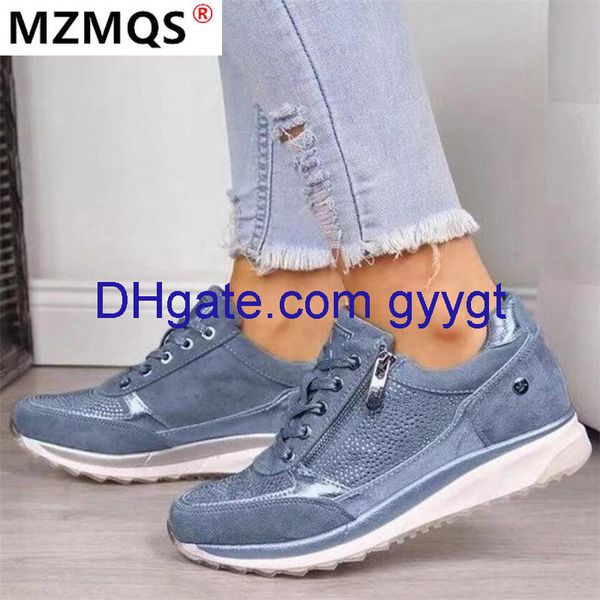 

new luxury women's sandals summer shoes comfortable wedge heel zipper shoes comfortable size 35-43 casual shoes zapatos mujer, Black