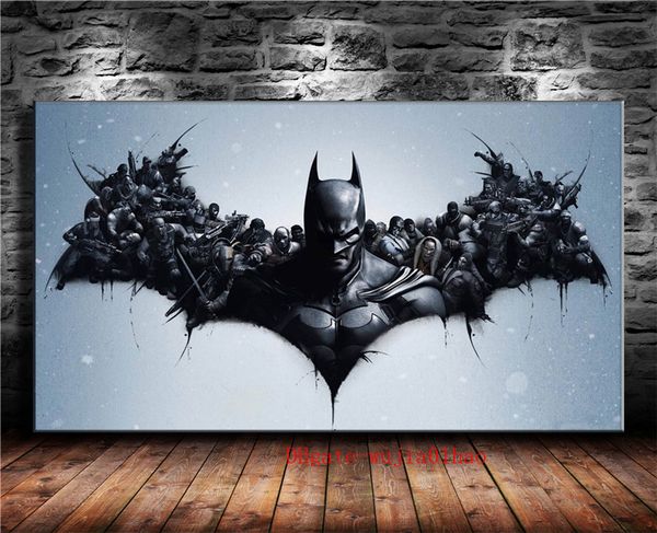 

batman , canvas painting living room home decor modern mural art oil painting