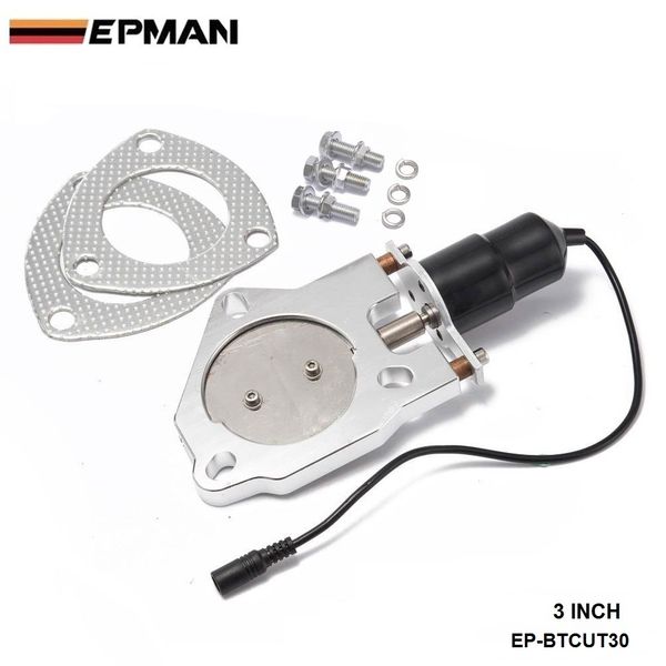 

EPMAN - 3-дюймовый электрический выключатель для гоночных выхлопных труб диаметром 3