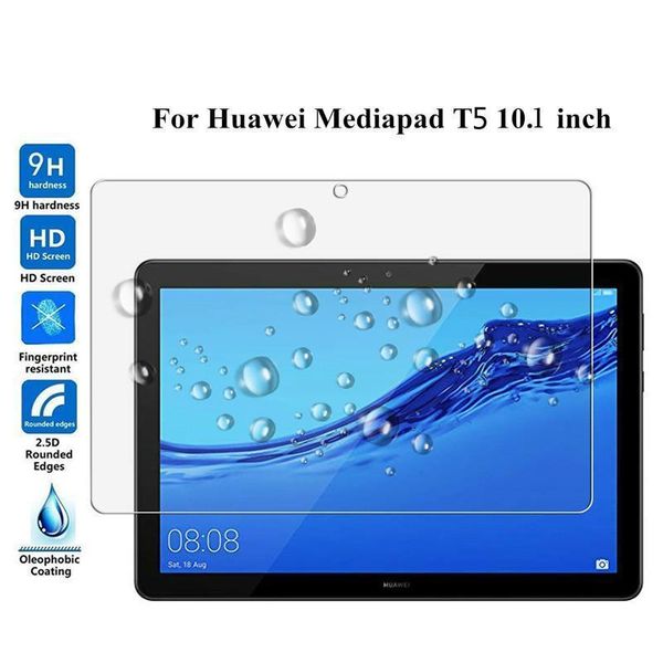 

для huawei mediapad t5 10 закаленное стекло ags2-w09/l09/l03/w19 9h 10.1 " tablet screen protector защитная пленка для huawei t5 10