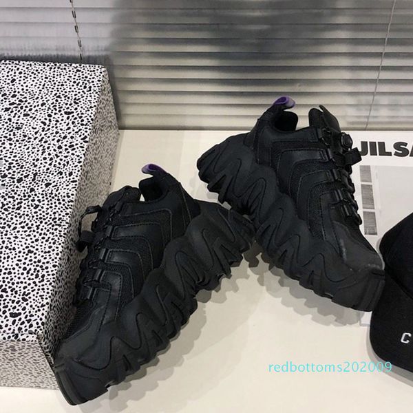 

2019 designer black casual shoes new eytys angel sneakers genuine leather trainers shoe with shoes box dad matching color shoes r09