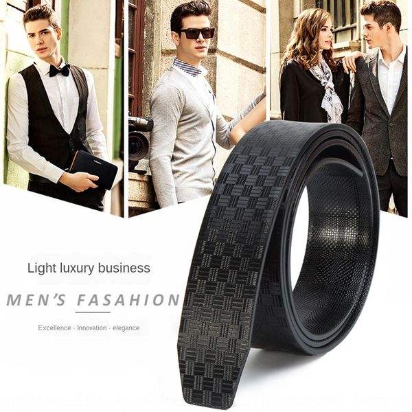 

chaoqiao men's real automatic buckle durable wear-resistant business casual belt pure oxen men's aviation belt, Black;brown