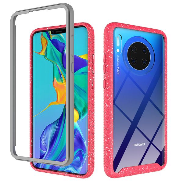 

применить к huawei mate 30 звездное небо три обороны рука оболочки пк + tpu патентной защиты падение два-в-одном