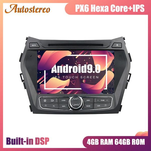 

px6 android 9 max 64gb автомобильный dvd мультимедийный проигрыватель для ix45 2014-2018 годы автомобильный gps-навигатор магнитолой автомаг