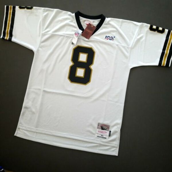 

100% stitched archie manning mitchell ness legacy 100 retired jersey football jerseys, Gray