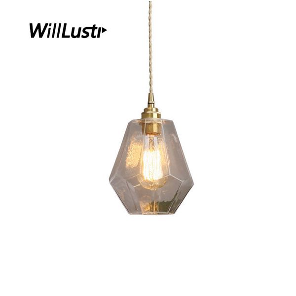 

retro glass pendant lamp minimalist brass suspension light l restaurant bar porch aisle bedside dining room hanging lighting
