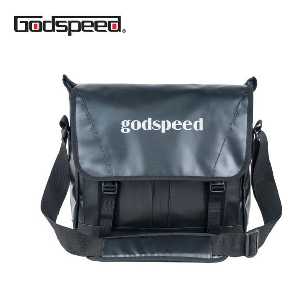 

godspeed pvc tarpaulin messenger bag waterproof fashion shoulder bag multi - functional sling business for men