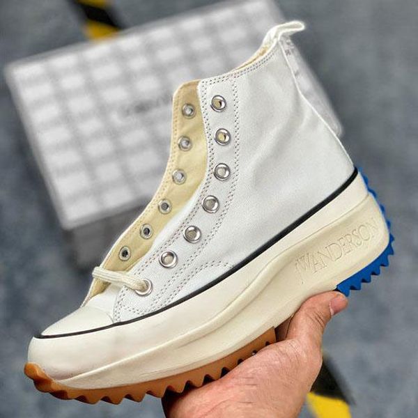 

2019 new run star hike jw anderson 1970s vulcanized shoes women platform wedge training womens casual shoes sneakers size eur 35-40, White;red