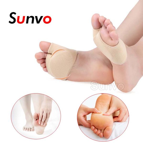 

ms1 пара демпфирование плюсневой гель нескользящие подошвы для облегчения боли размер s цвет гель стельки кожа pad ноги уход инструмент вста, Black