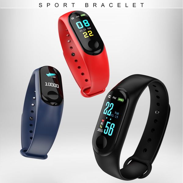 

wrist sport fitness watch bracelet display sports tracker digital lcd walking pedometer run step calorie counter wristband