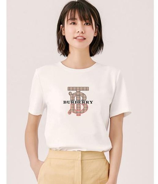 

2020 women's t-shirt women's printed short sleeve summer men's t-shirt casual shirt, White