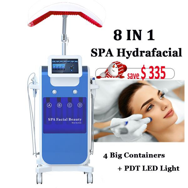 

8 in 1 auqa hydrafacial dermabrasion machine hydro water oxygen jet peel skin rejuvenation face body care hydro microdermabrasion