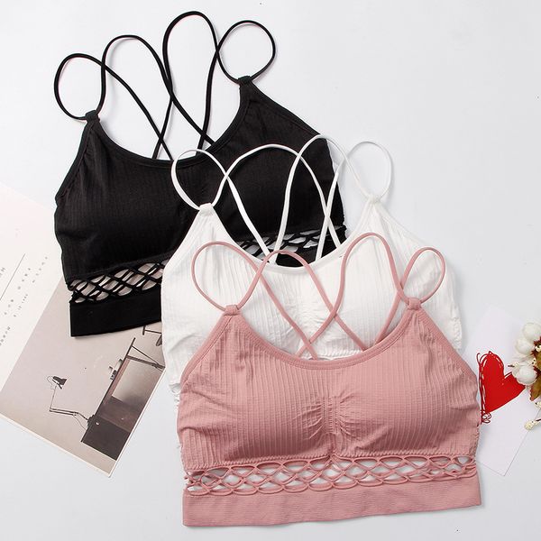 

women underwears seamless bra back summer seamless wire underwear women hollow out bras for side closure women lingerie, Red;black