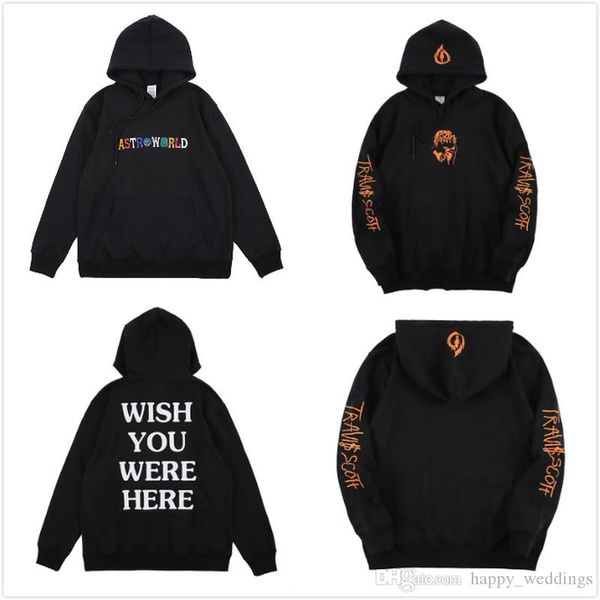 

travis scott astroworld hoodies men women streetwear stranger things hip hop sweatshirts men travis scott astroworld hoodies, Black